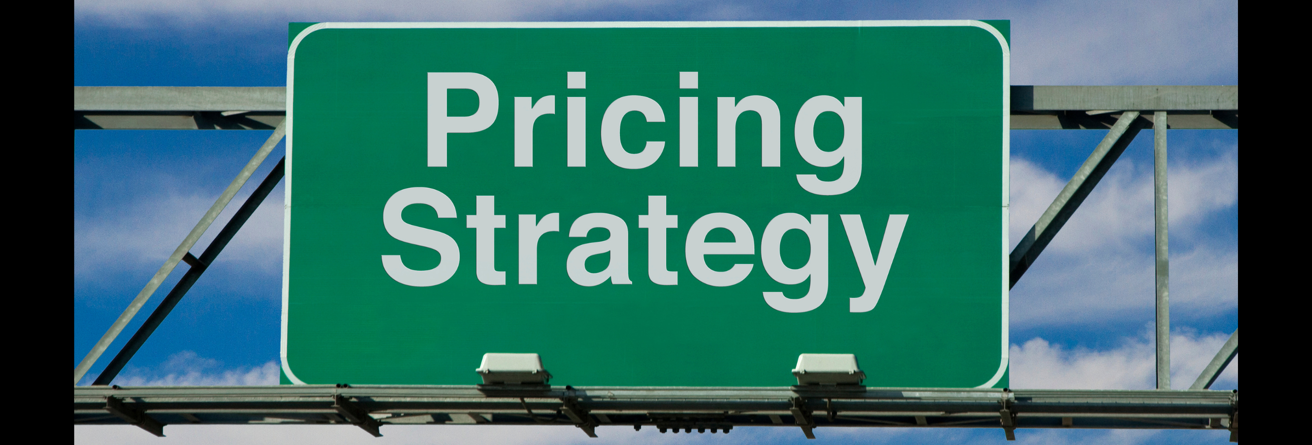 Pricing Strategy Road Sign