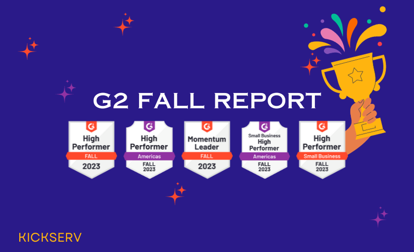 Kickserv Takes Home Five More G2 Awards for Fall 2023