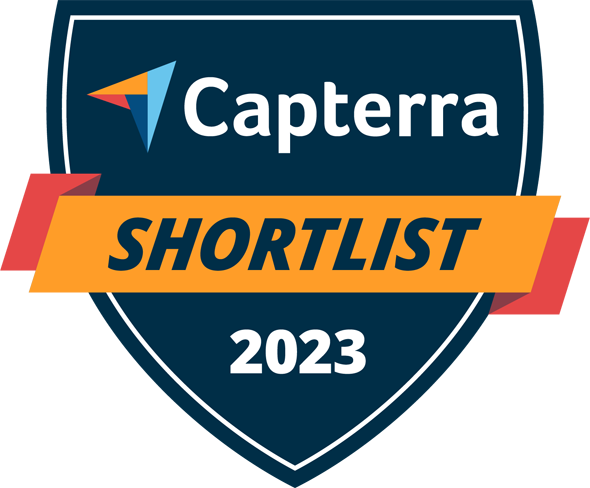Capterra Shortlist 2023 Badge